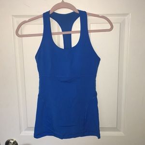 SOLD!! Cardio Kick Tank in Cobalt Blue
